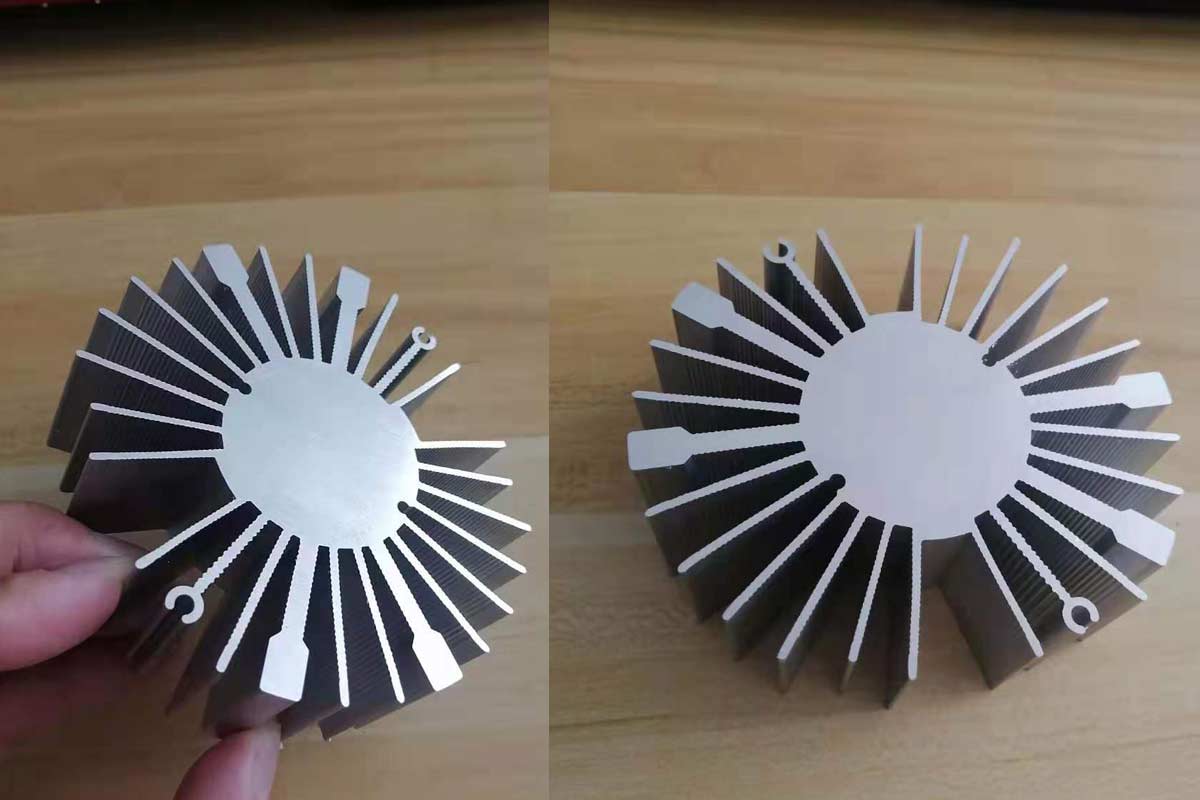 太陽花試切太漂亮，客戶當場訂購型材切割機SDY-Q450