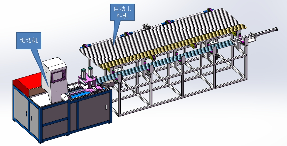 小型超薄切鋁機(jī)配自動(dòng)上料系統(tǒng)